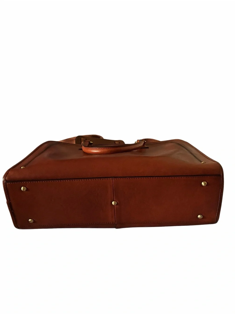 Banuce 15” Italian Leather Laptop Briefcase – Like New Condition